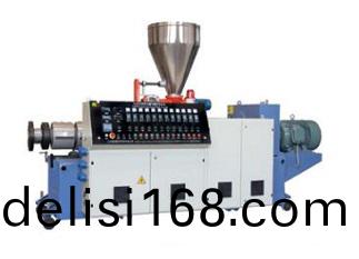 pvc錐形(xing)雙螺桿擠(ji)齣(chu)機(ji)性(xing)能(neng)特(te)點(dian)