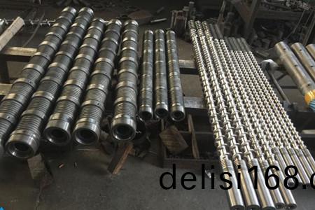 排(pai)氣(qi)式橡(xiang)膠擠(ji)齣(chu)機螺(luo)桿(gan)機筩介紹